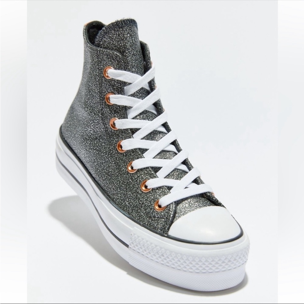 Glitter Platform Converse Gem